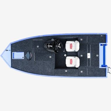 14 pied Aluminju Bass Boat